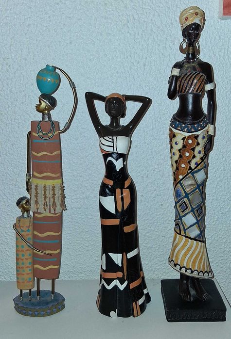 Bonecas africanas - decoração africana - coleção - vários modelos