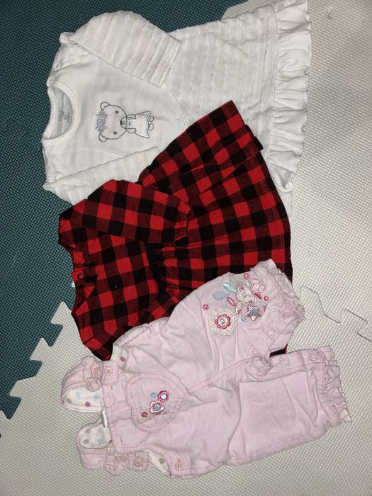 Ciuszki rozmiar 62 (pakiet jesienno-zimowy dla dziewczynki)