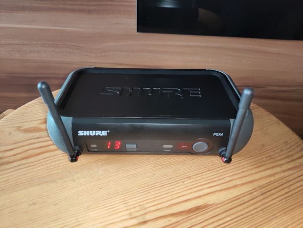 odbiornik shure pgx4 shure wireless receiver odbiornik mikrofonowy