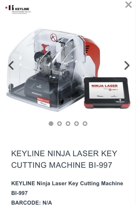 Profesjonalna maszyna do dorabiania kluczy KEYLINE NINJA LASER BI-997