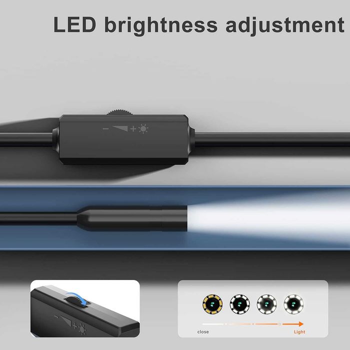 Endoskop kamerka inspekcyjna do telefonu iPhone i USB C SPP198