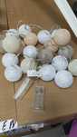 Girlanda Lampki 2 zestawy na baterie łańcuchy cotton balls l