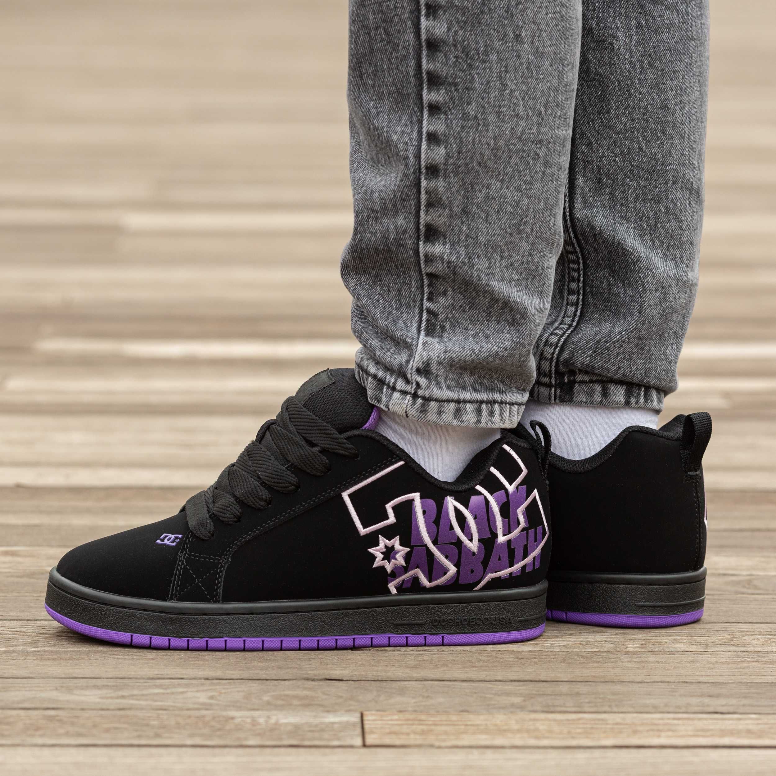 БЕЗ передплат DC Shoes Court Graffik Black Purple