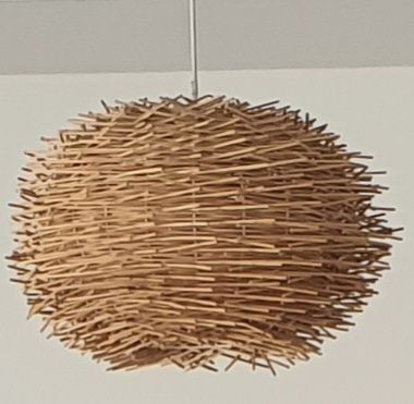 Klosz lampy w stylu boho