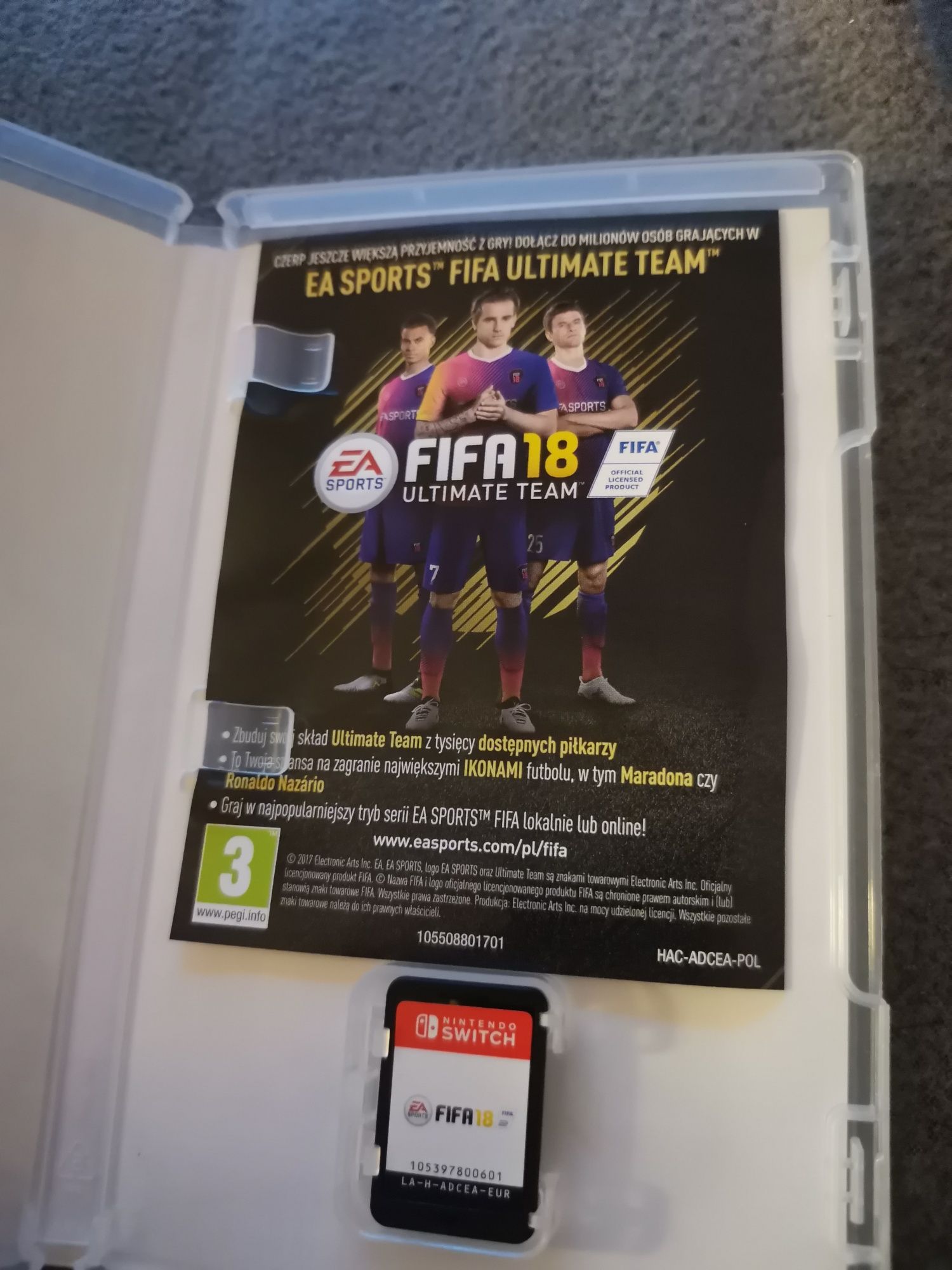 Fifa 18 2018 Nintendo Switch