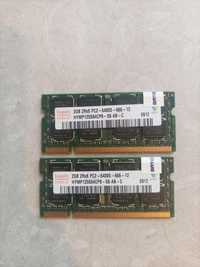 Оперативная память для ноутбука Hynix 2GB 2Rx8 PC2-6400S-666-12