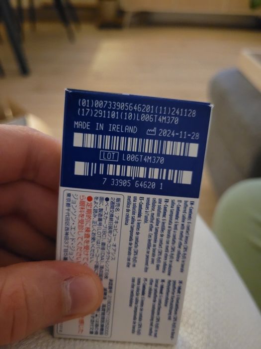 Soczewki kontaktowe dwutygodniowe ACUVUE Oasis -1.25