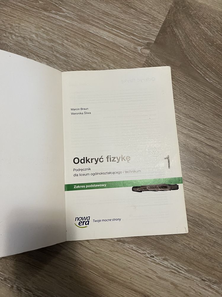 Podręcznik odkryć fizykę 1