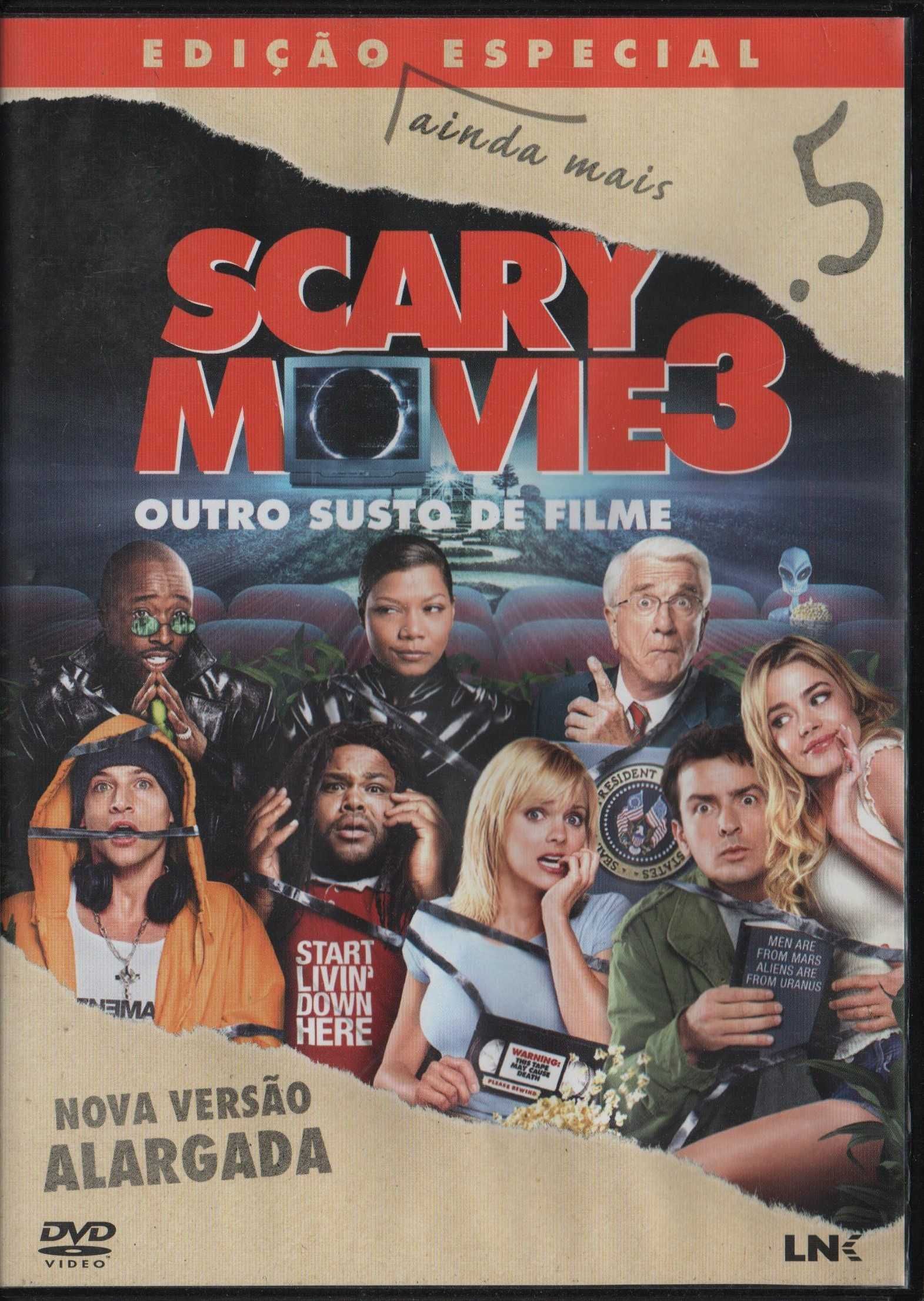 Dvd Scary Movie 3.5 - comédia - versão alargada