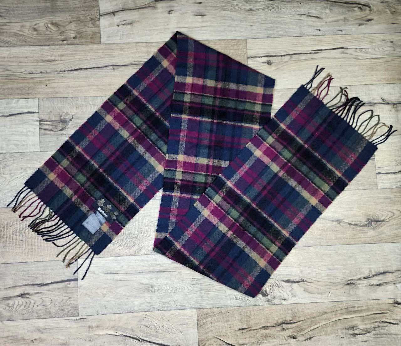 Barbour шарф вовна кашемір / оригінал шерстяний / burberry