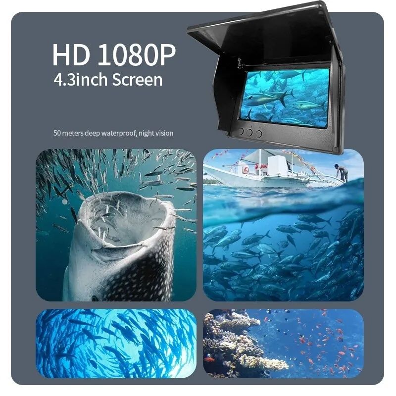 Подводная камера FullHd. Кабель 30м.