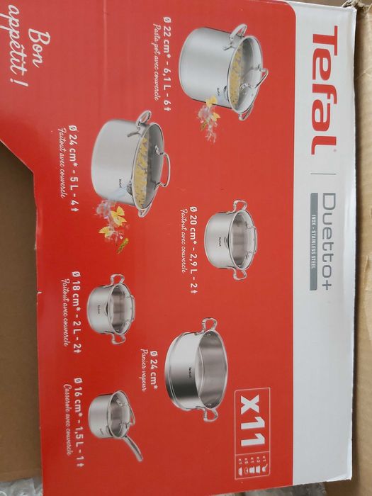 Zestaw garnków Tefal Duetto+