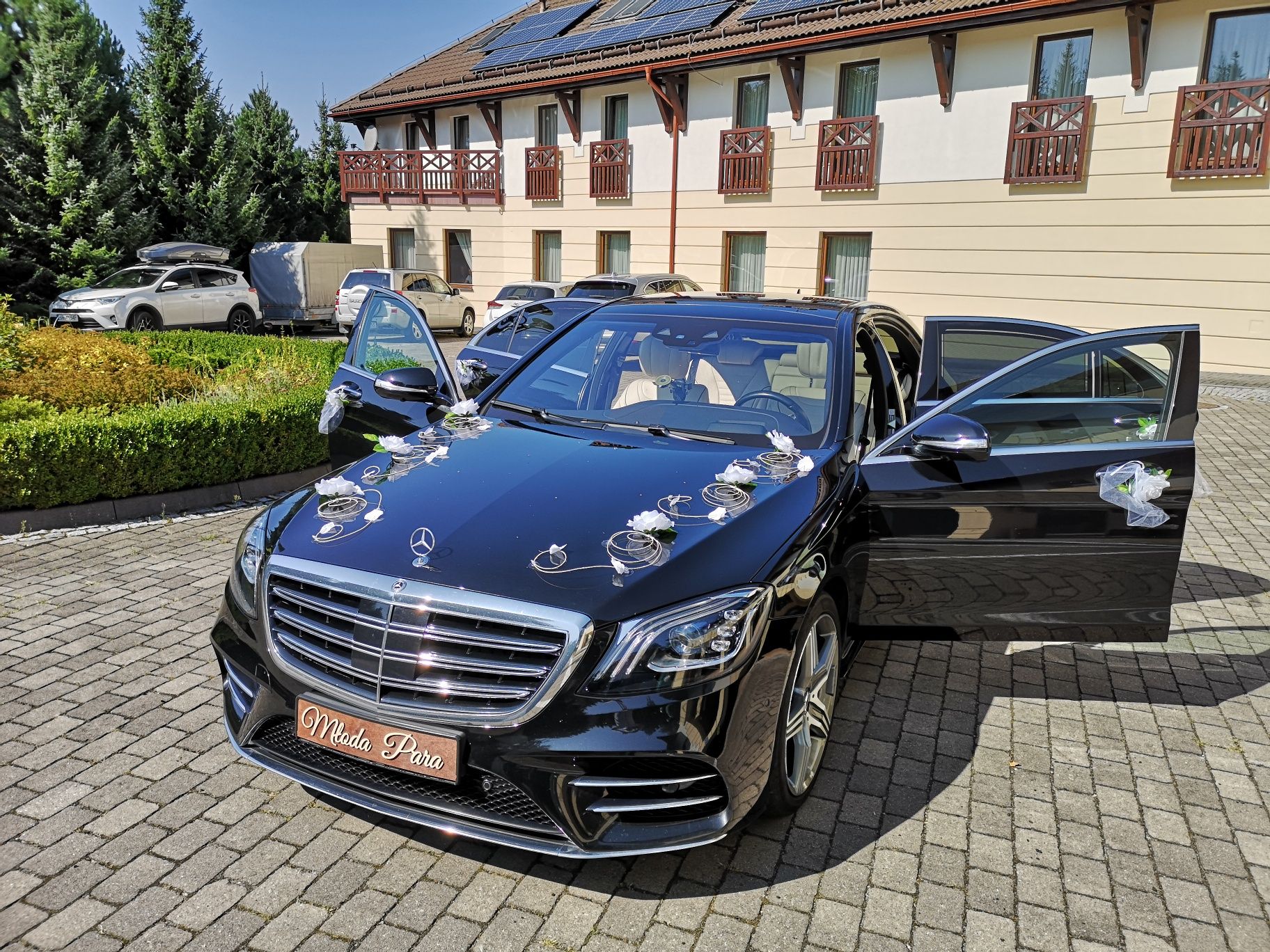 Wynajem auta do ślubu Mercedes-Benz Limuzyna Klasy S 400