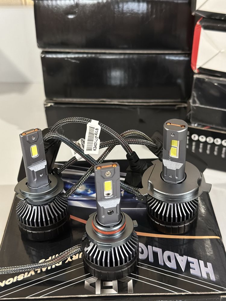 Светодиодные LED лампы H7 H11 H4 H1 HB3 HB4 H3 HIR2 H13 H15 H27