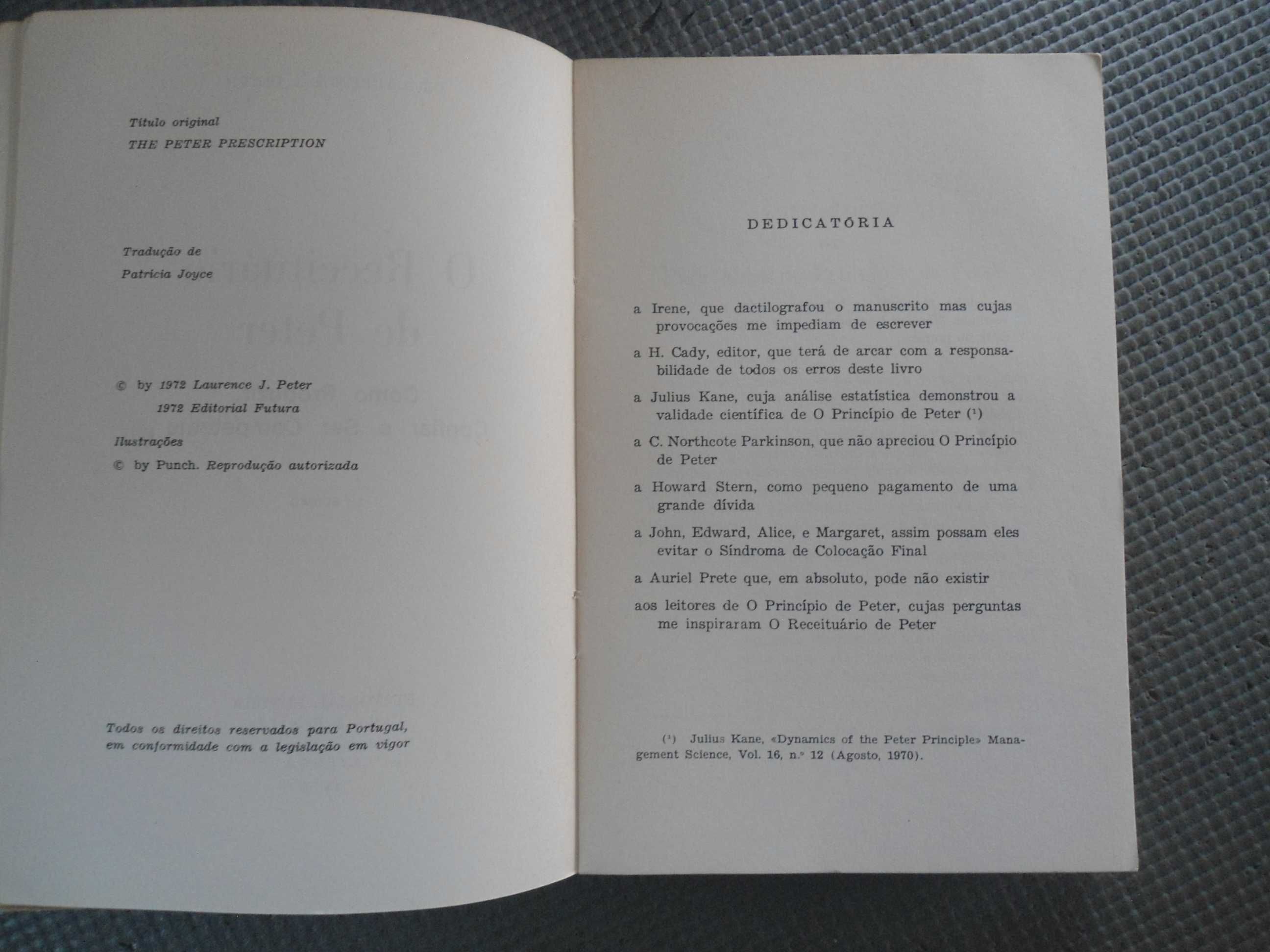 O Receituário de Peter por Dr. Laurence J. Peter