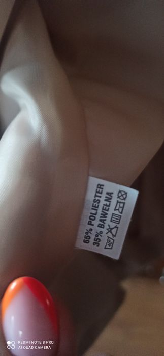 Żakiet marynarka na zameczku beżowa r. 46