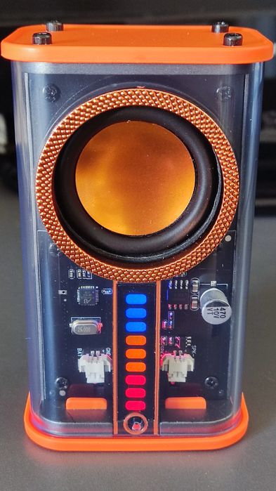 Coluna Bluetooth K07 Transparente