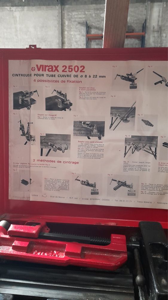 Curvadora Manual Virax 2502