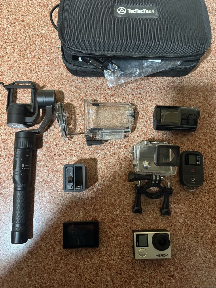 Gopro varias peças . Comando e camera hero 4