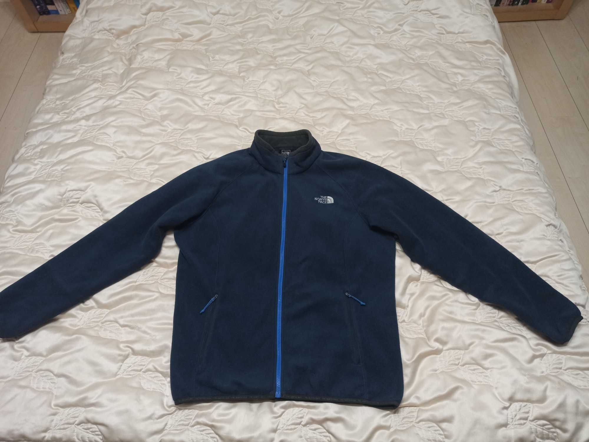 Męski polar bluza trekkingowa polarowa The North Face Polartec L bdb