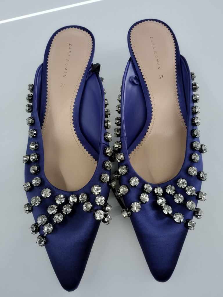 Buty klapki obcas ZARA rozm. 37 OKAZJA.
