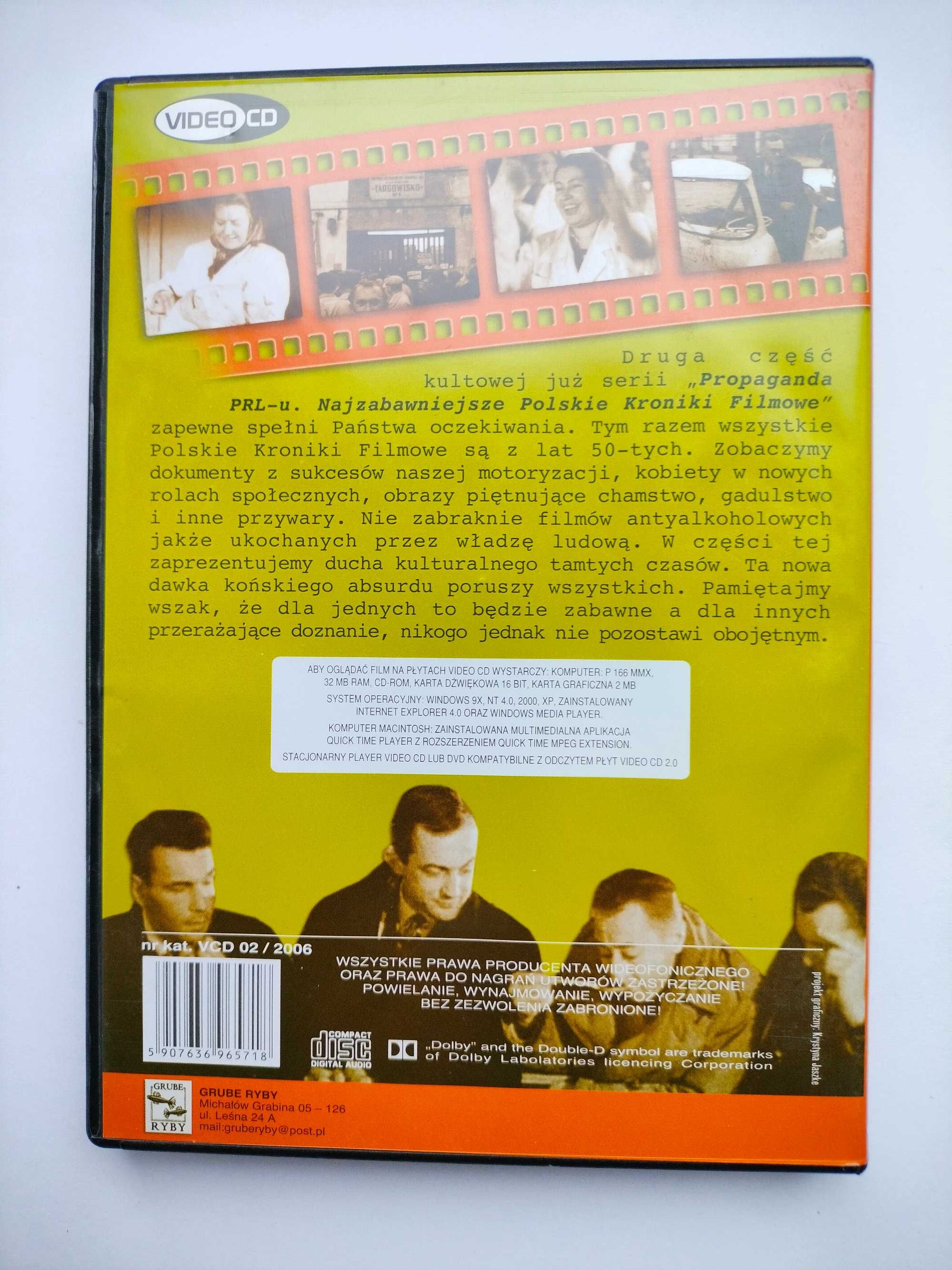 "Propaganda PRL-u" polskie kroniki filmowe. Lata 50-te płyta DVD