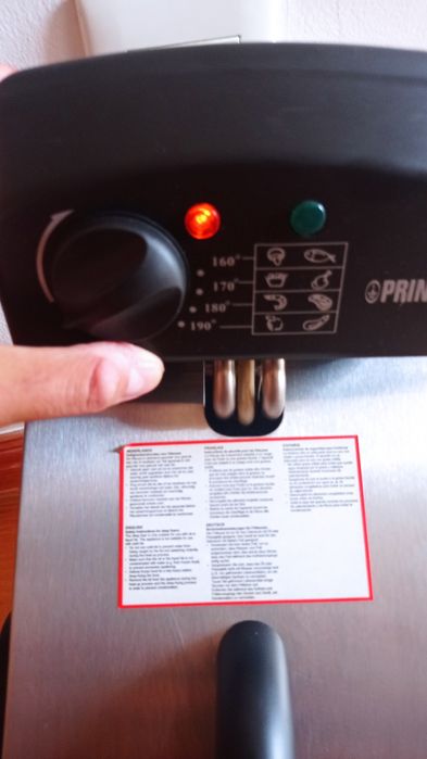 Fritadeira princess por estrear