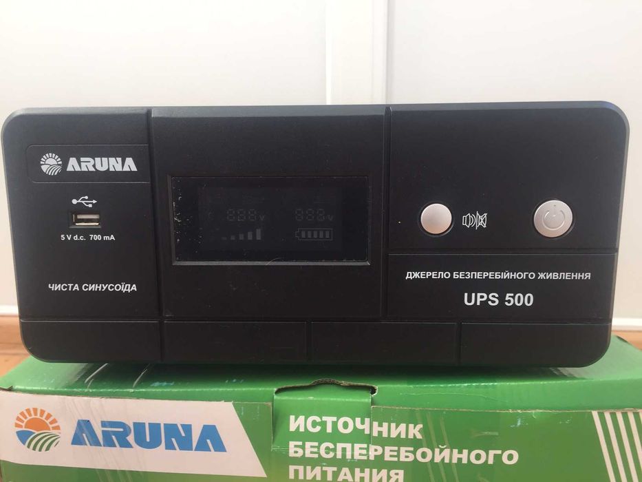 Источник бесперебойншго питания ИБП ARUNA. Гарантия!