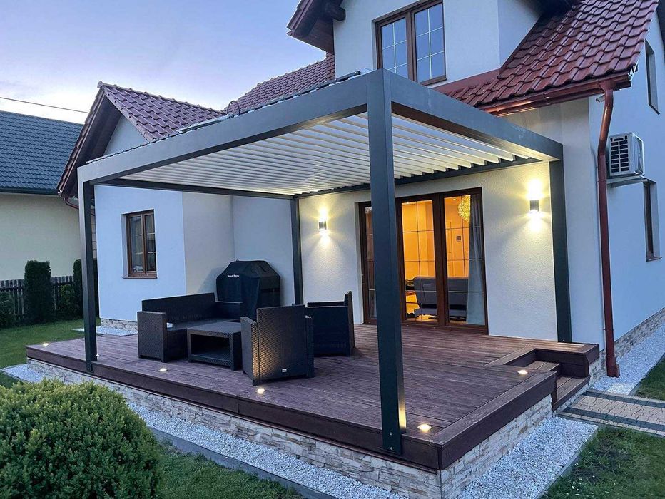 Pergola tarasowa aluminiowa Dostępne zakupy na dogodne raty!