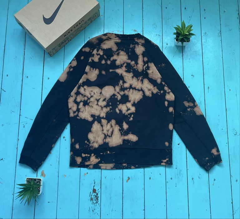 Свитшот Nike Tech Fleece Tie-Dye, размер М, зип худи nike tech fleece
