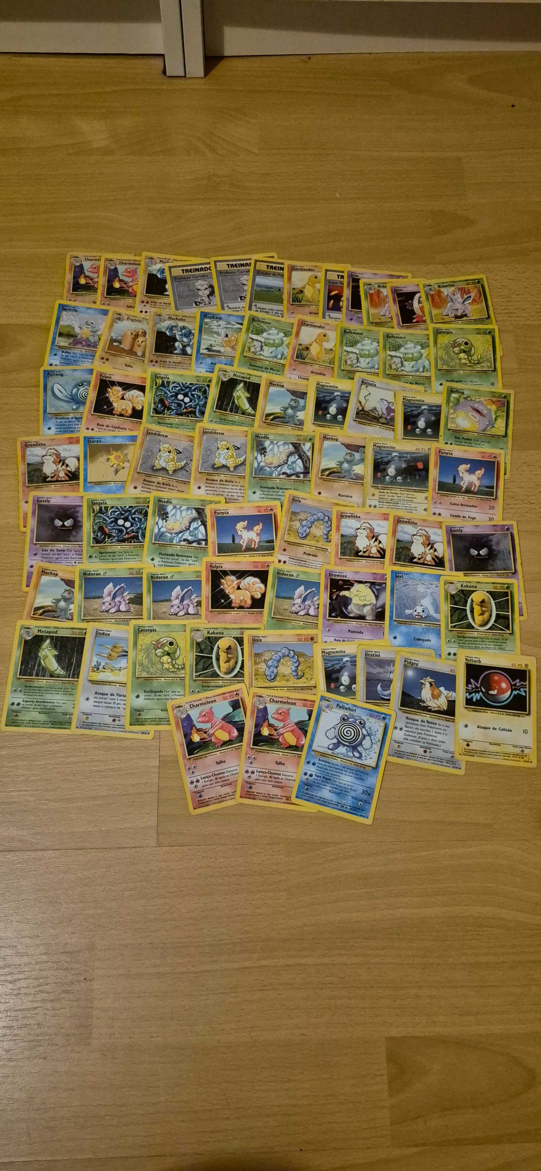 Pokémon TCG Lote 77 Cartas Base Set