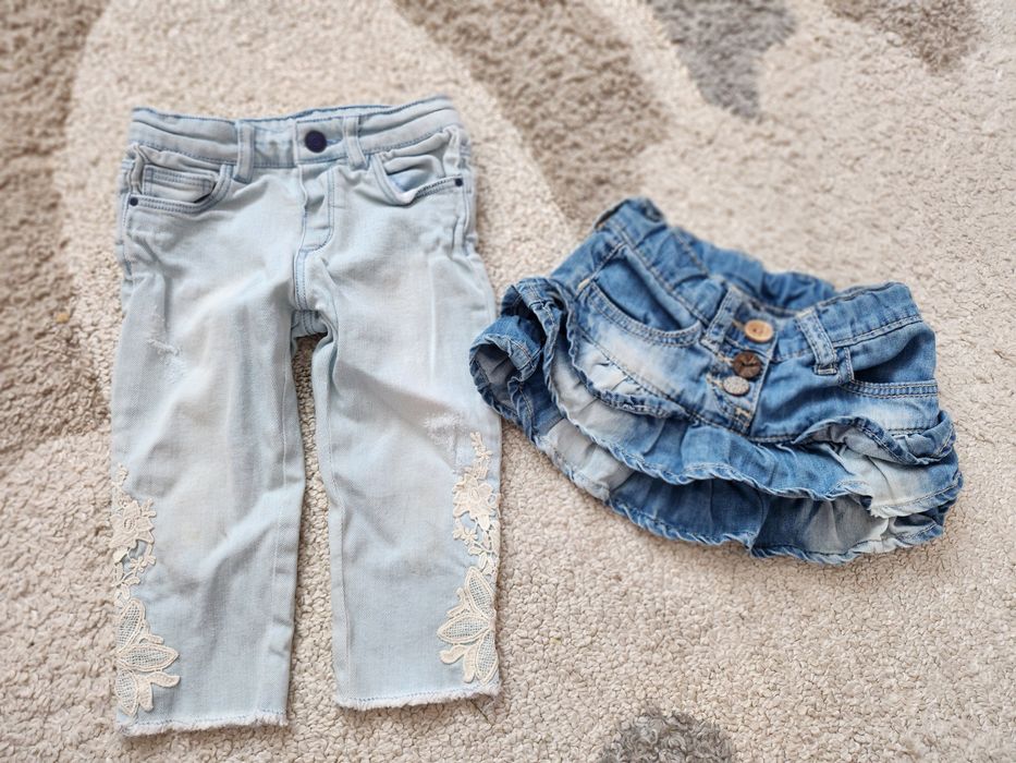 Zara spodenki 3/4 86 spodniczka kappahl