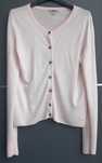 Jasnoróżowy rozpinany sweter sweterek H&M 38 M