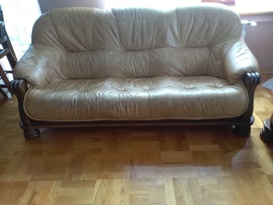 Kanapy skórzane do salonu