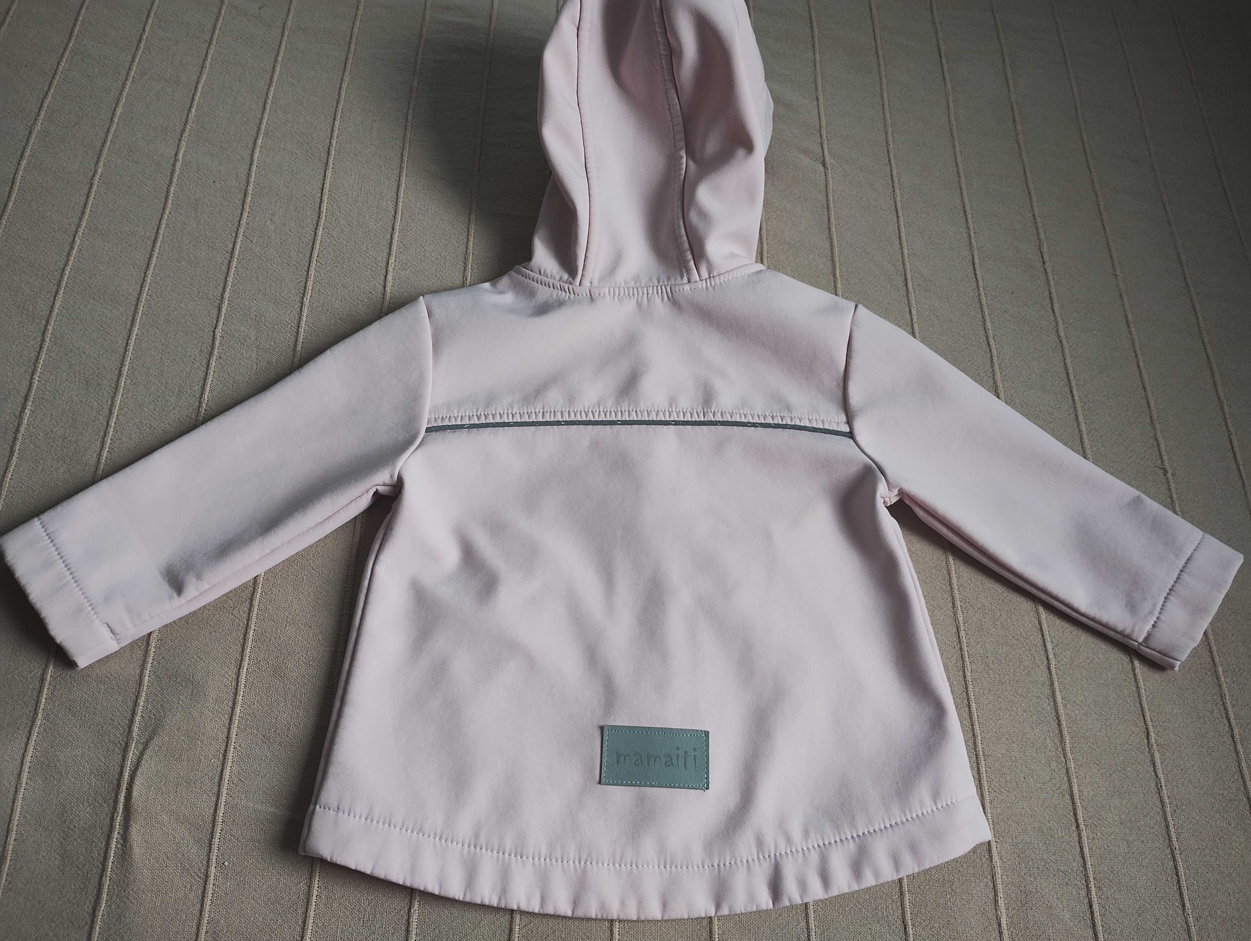 Mamaiti kurtka softshell 74 pudroworóżowa