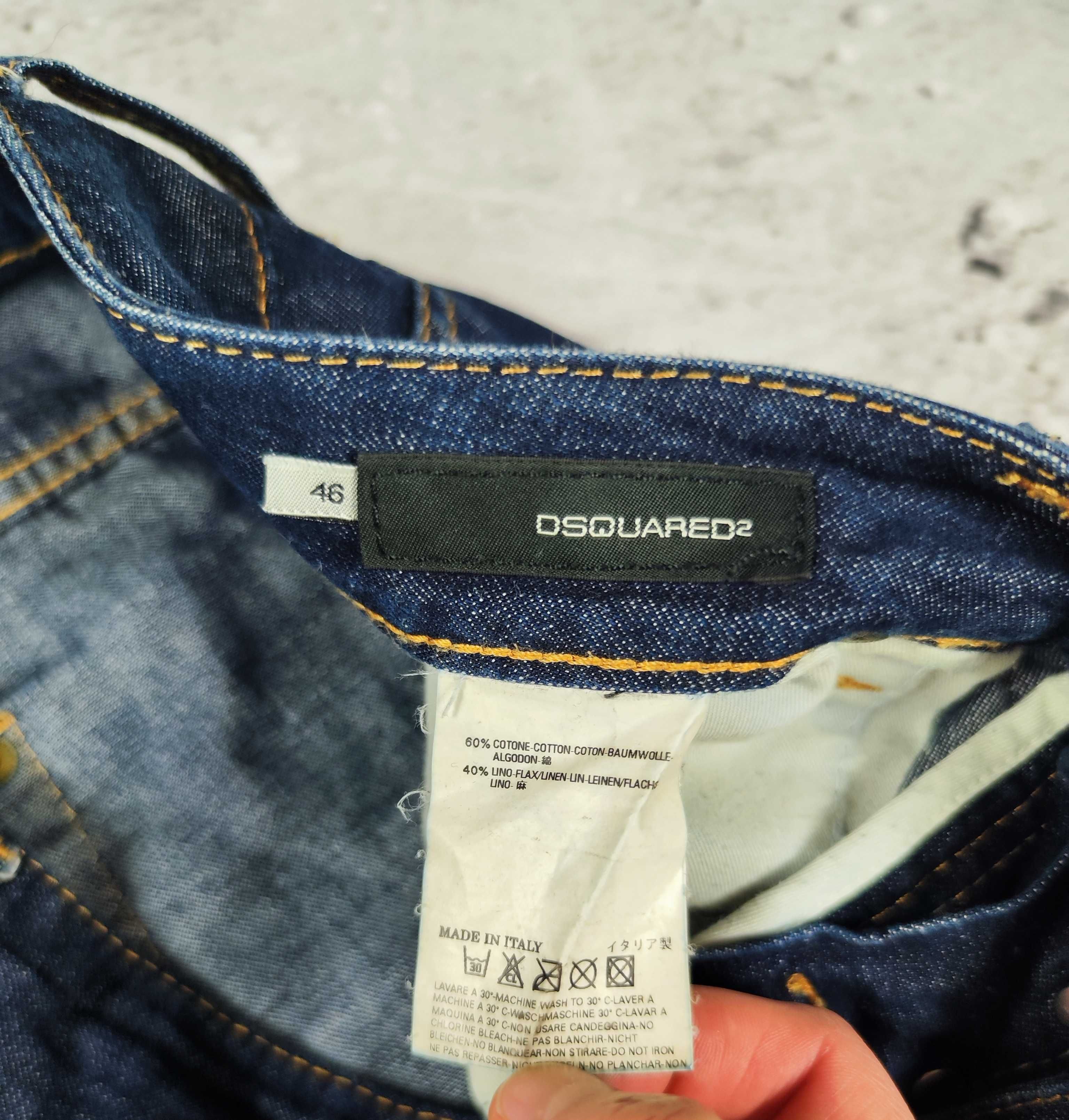 Spodnie jeansowe Dsquared2 męskie oryginał basic casual r. M