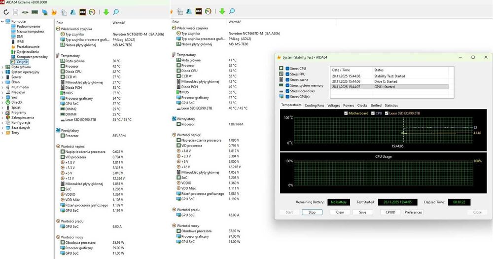 PC GAMING Ryzen 7 9700X/ MSI B850/ DDR5 32 GB/ EQ790 2 TB