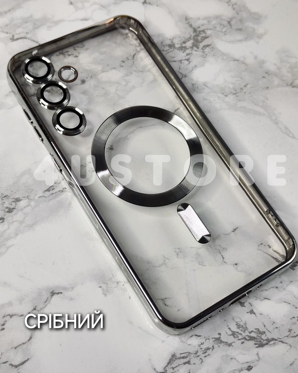 Чехол Magsafe на Samsung A15 A35 A55 линзами на камеру чохол з лінзами