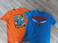 2 firmowe koszulki-t-shirty dla chłopca-MARVEL-152/158cm