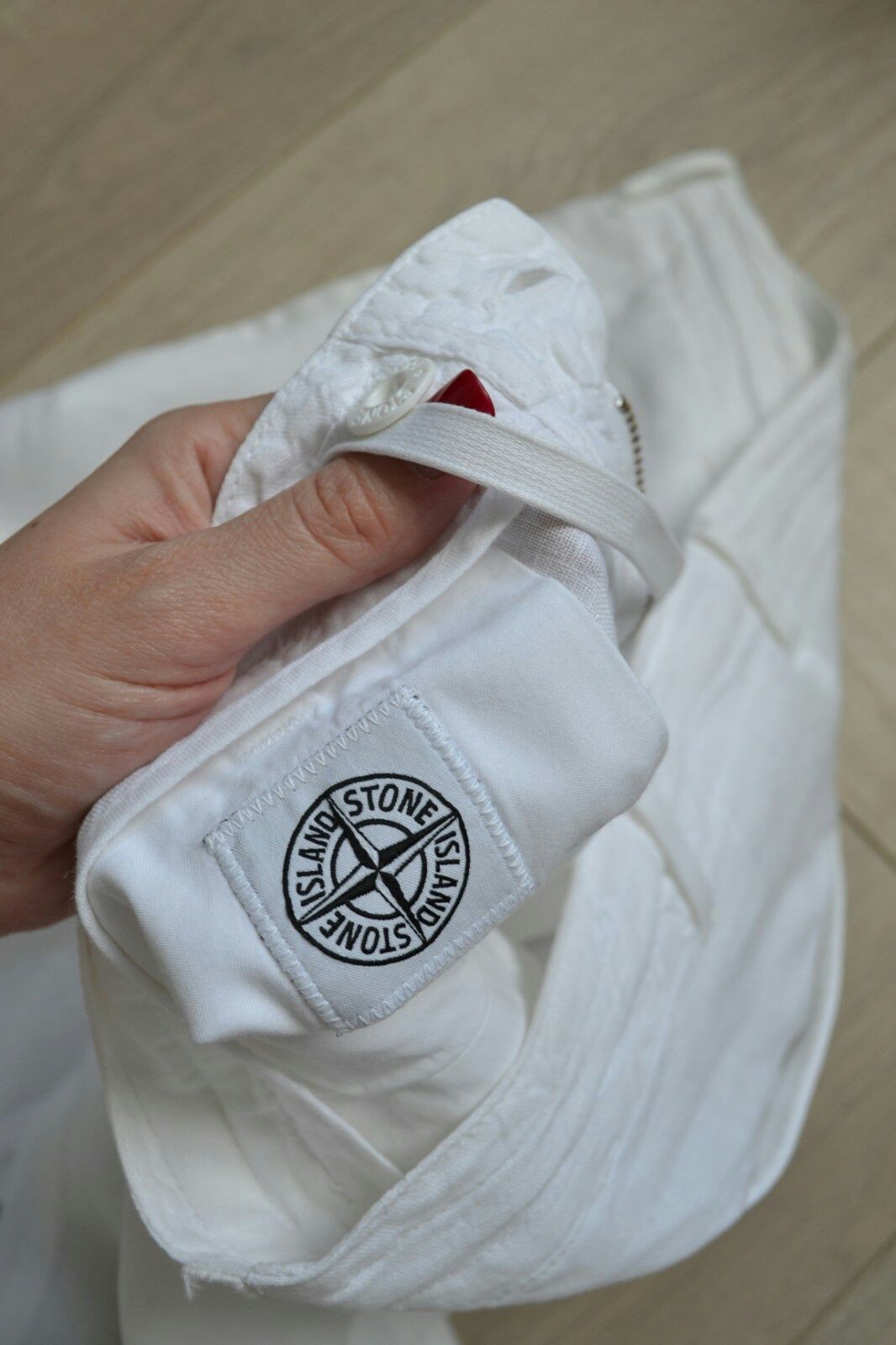 Stone Island ультралёгкие летние белые круизные брюки, оригинал, р.50