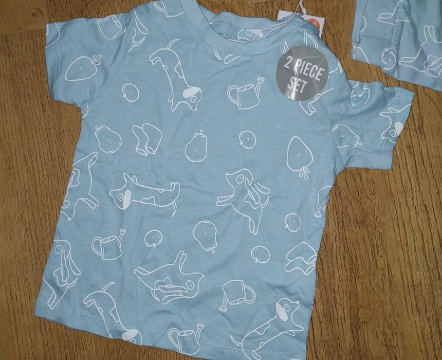 Komplet niemowlęcy, bluzka i spodnie rozm. 74