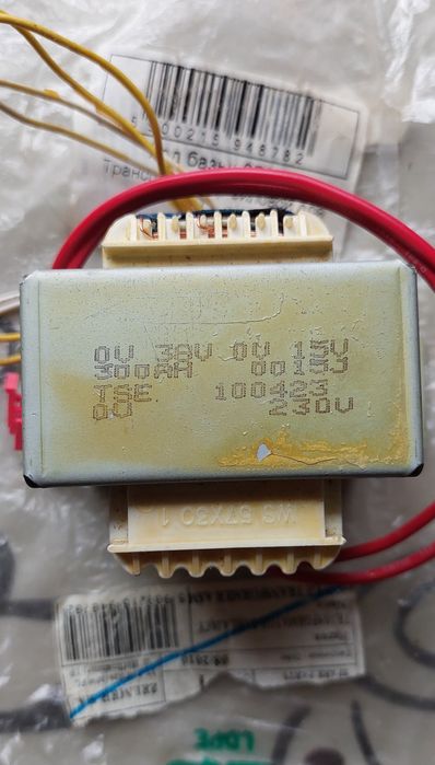 Трансформатор для
увлажнителя воздуха
Zelmer 623205.2018,
12001031