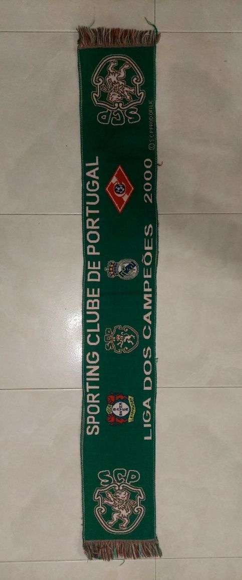 Cachecol do Sporting  liga fos Campeóes