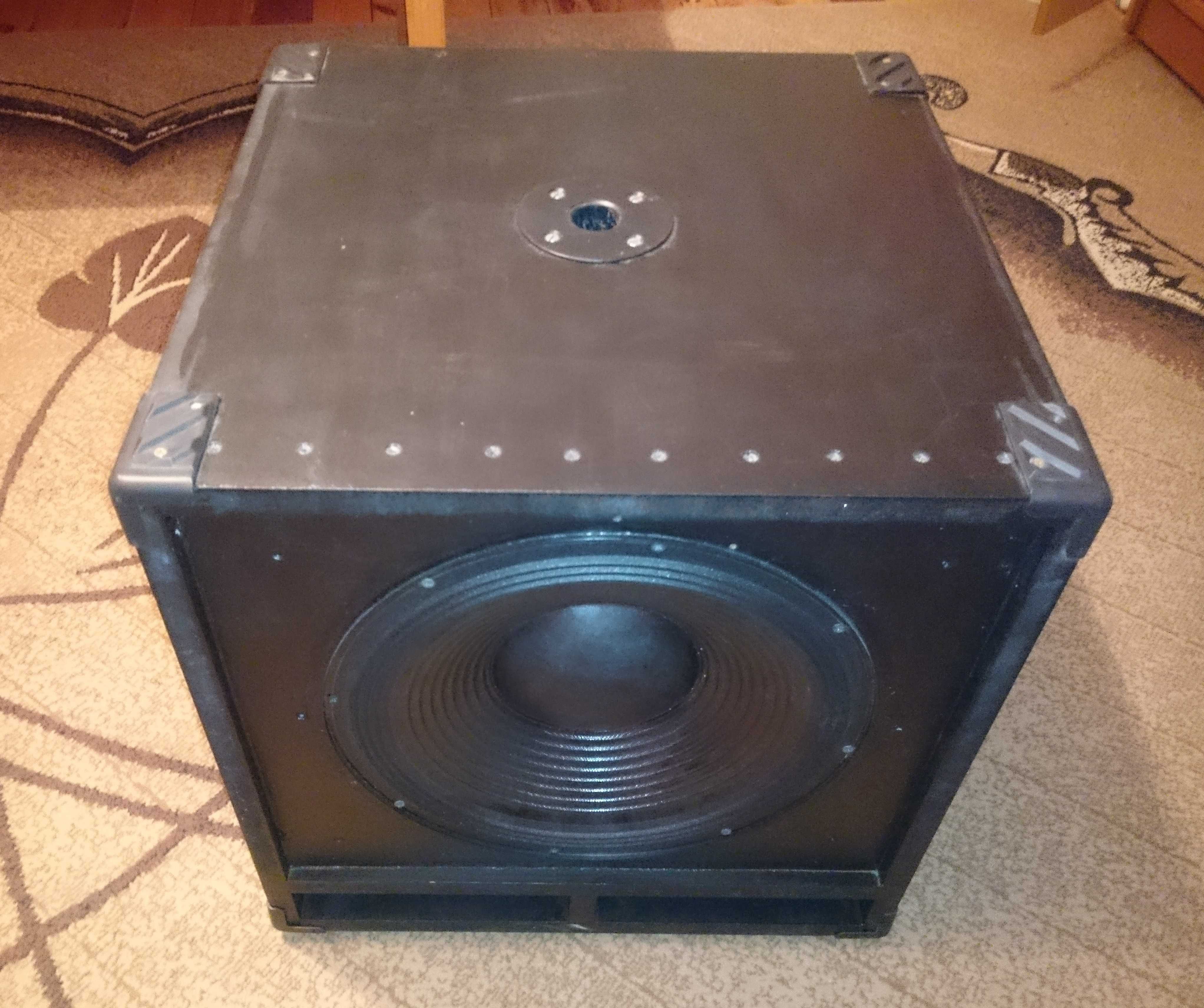 SUBWOOFER Estradowy 1200W 15" cali 38cm RMS Niskotonowy 8ohm  subofer