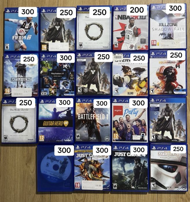 Диски для playstation 4/5 . PS4. Tekken, watch dogs, fifa