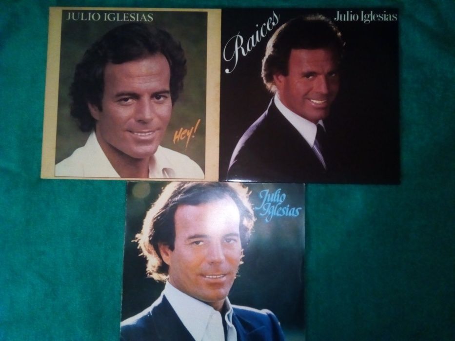 3 LP's Julio Iglesias