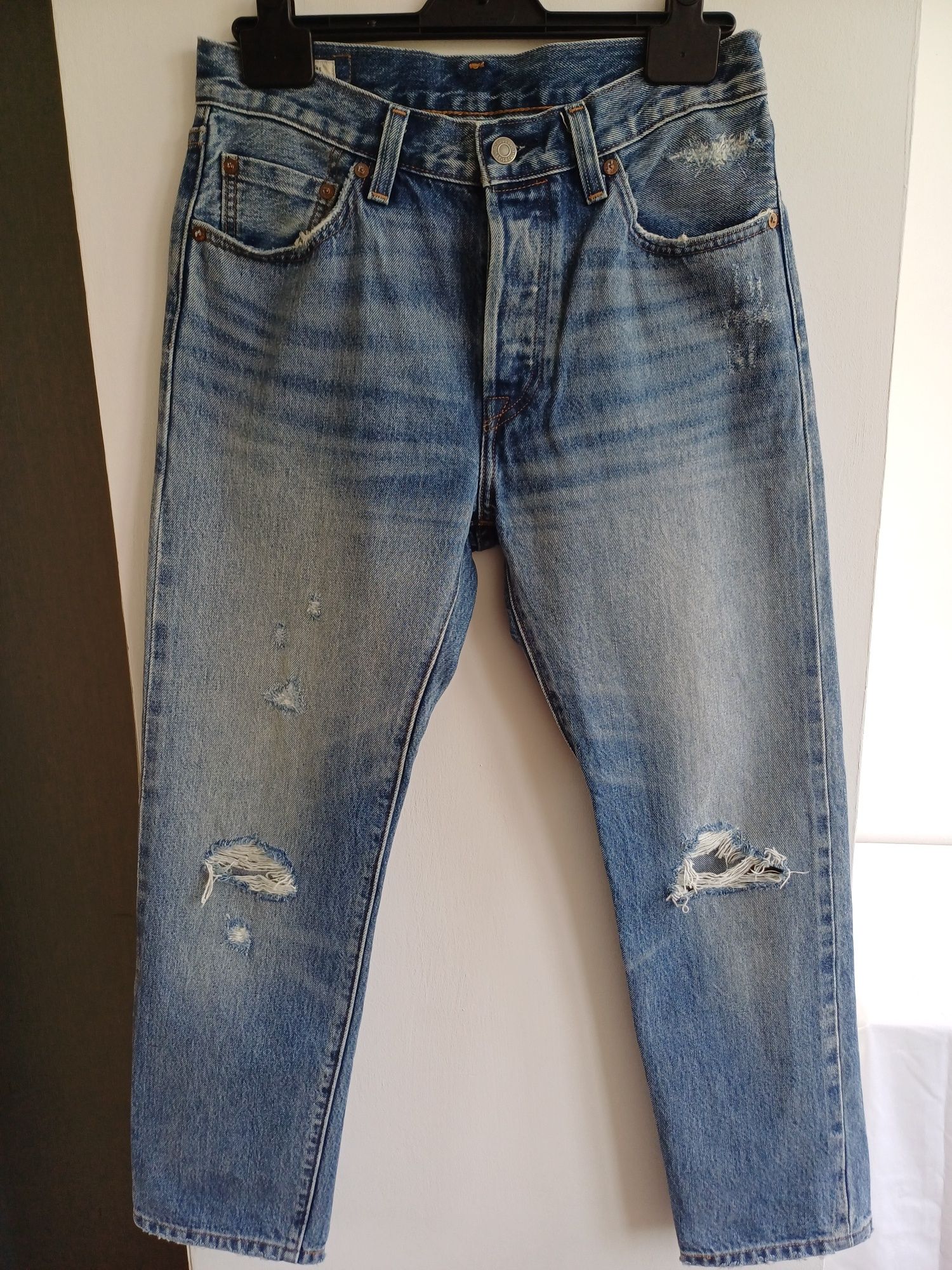Джинсы женские из селвидж денима LEVIS PREMIUM 501 ориг 28×30