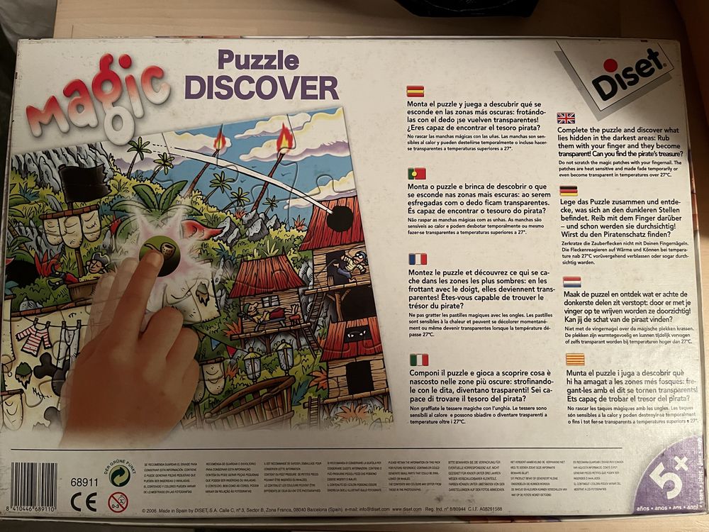 Magic discover puzzle piratas diset 100