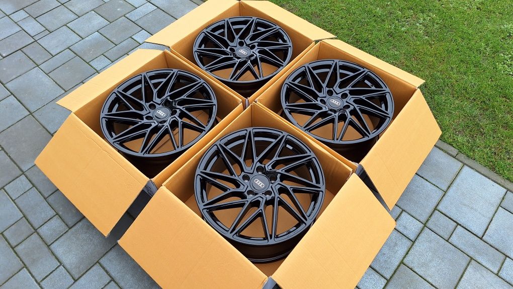 Nowe Alufelgi 5x112 R18 Audi A3 A4 b7 b8 b9 A5 A6 C7 Q3 Q5 Vw Golf VII