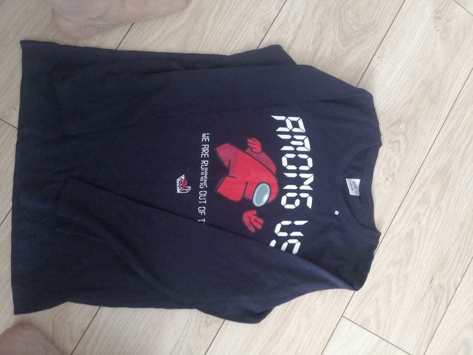 2  nowe bluzki bawełniane, długi rękaw 158-164 dla chłopca